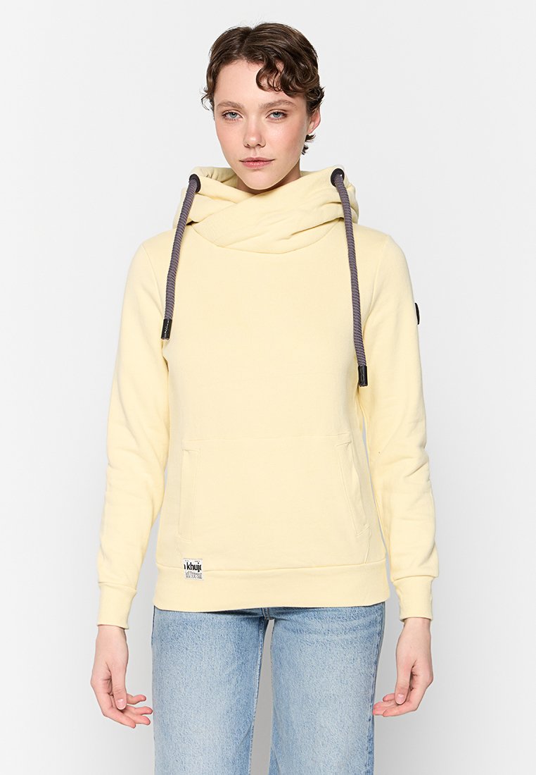khujo Hoodie geel