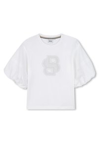 BOSS Kidswear TEE - T-shirt imprimé - white
