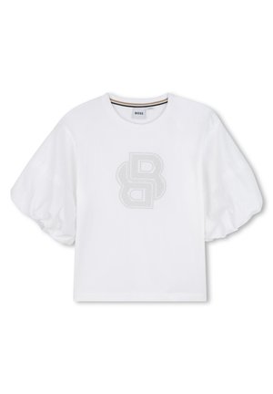 BOSS Kidswear TEE - T-shirt print - white