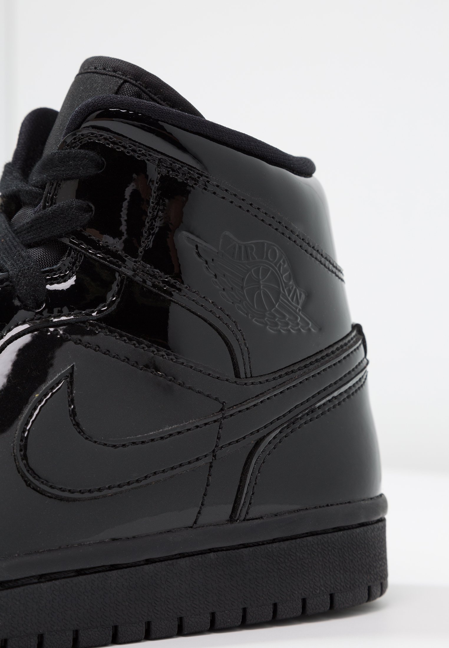 Jordan AIR 1 MID - Sneaker high - black/schwarz - Zalando.de
