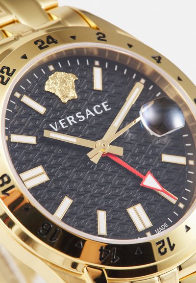 Versace GRECA TIME - Käekell - gold-coloured/black