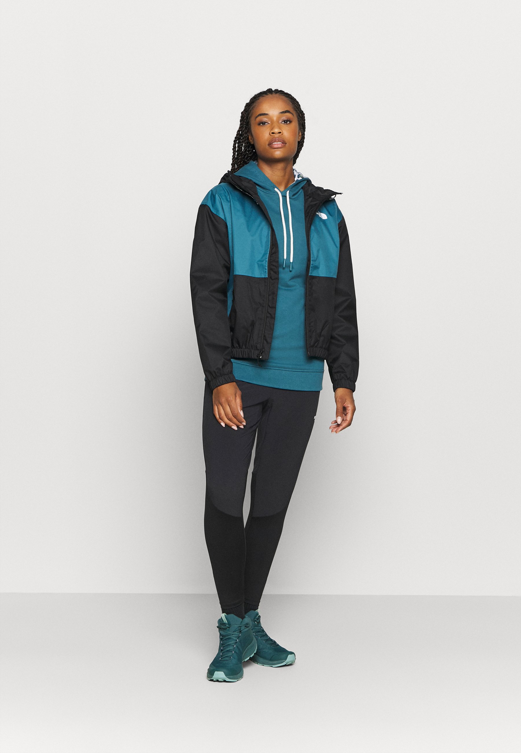 north face mallard blue hoodie