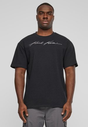 AUTOGRAPH HEAVY BOXY - T-shirt imprimé - black