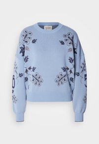 RELAXED PULLOVER - Camisola - faded denim