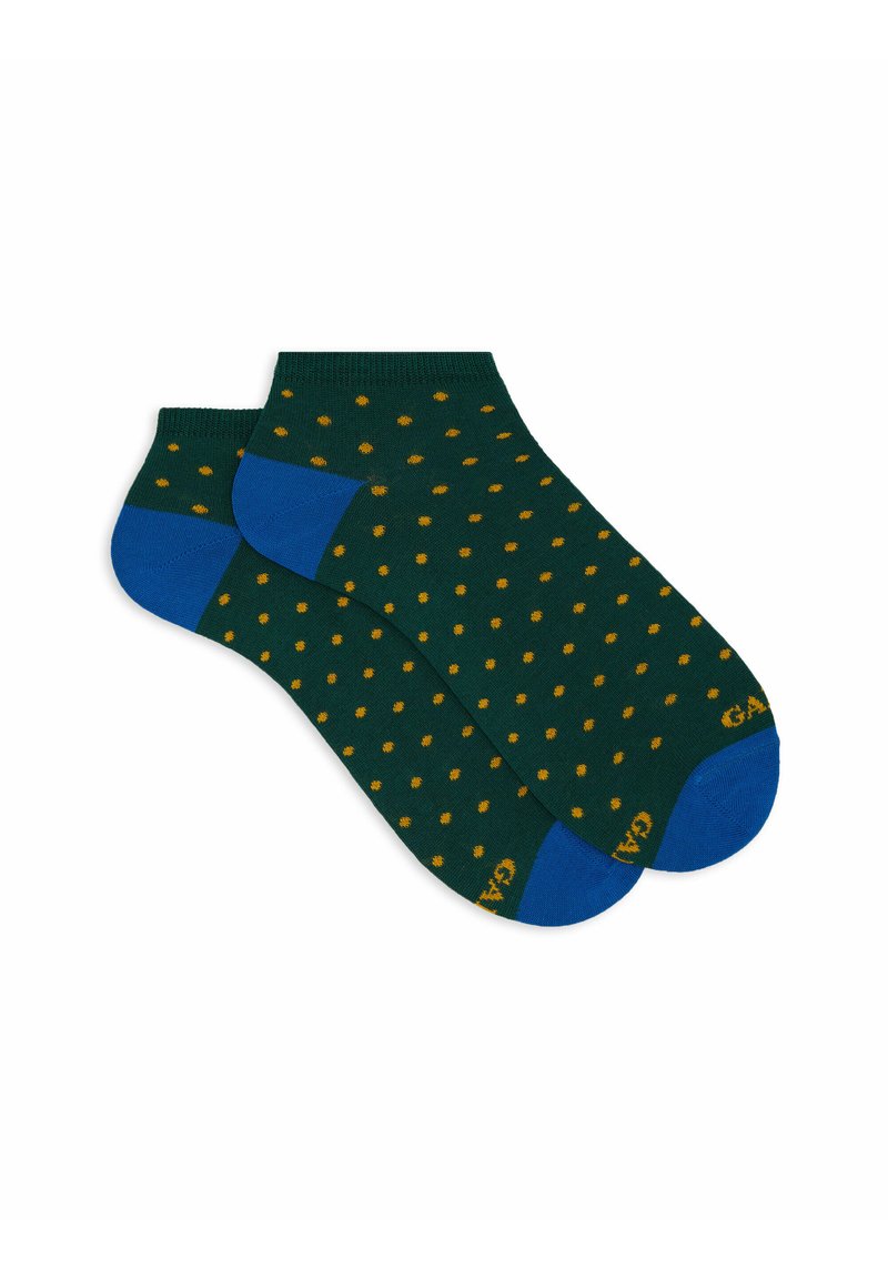 Gallo ANKLE WITH POLKA DOTS - Calze - eucalipto mostarda