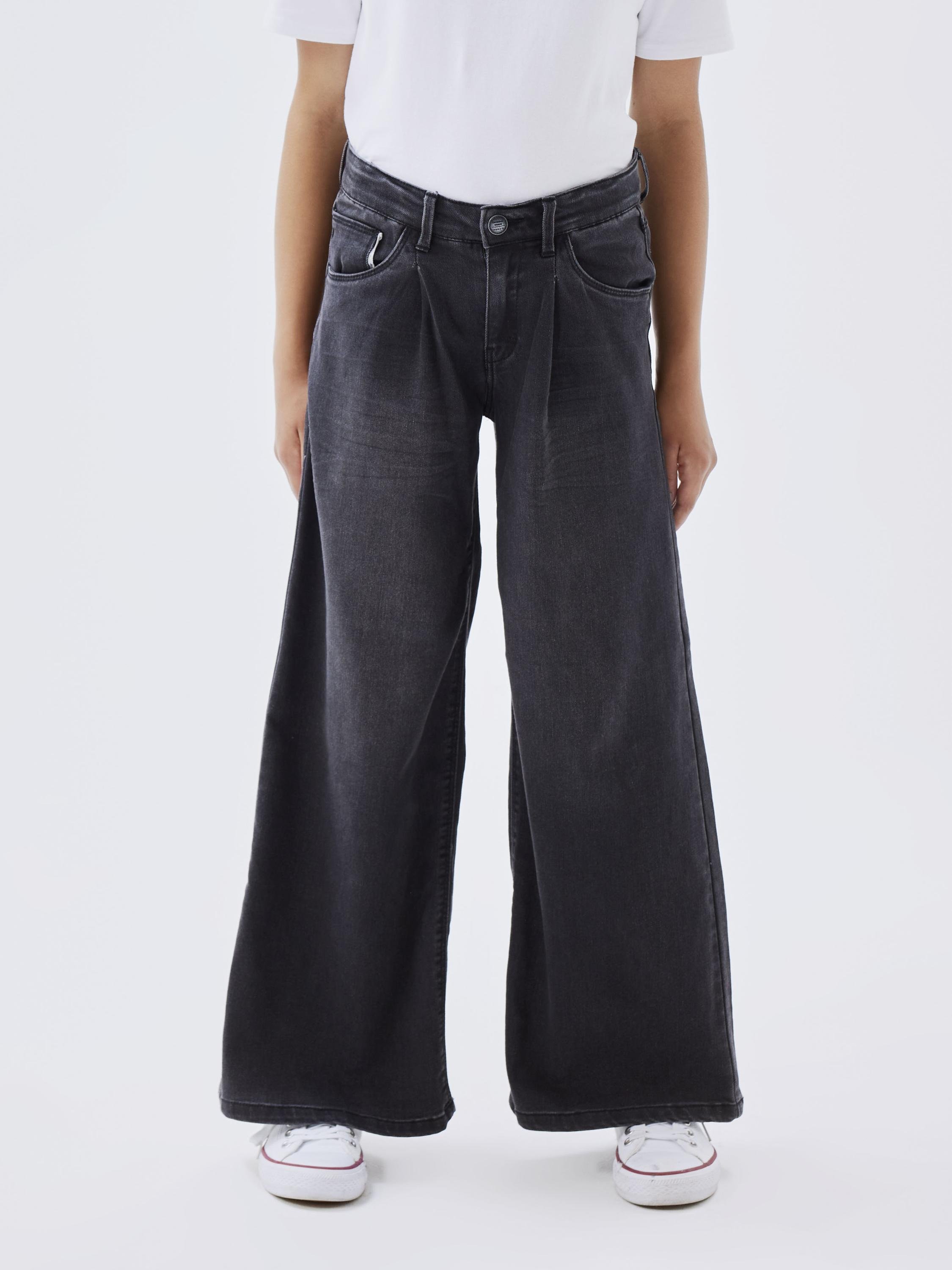 Jeans Name It Garçon NAME IT Nlftecebling DNM Lw Wide Pant Jeans Pour Fille, Bleu Jeans Name It Fille Jeans 122