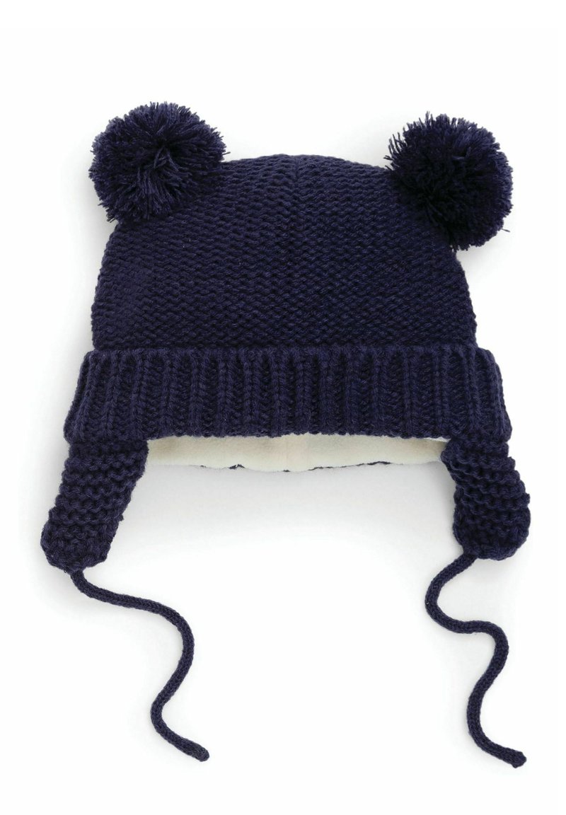 JoJo Maman Bébé COSY POM POM - Beanie - navy