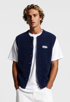 On Vacation, QUALITY TIME KNITTED VEST UNISEX - Chaleco - dark blue