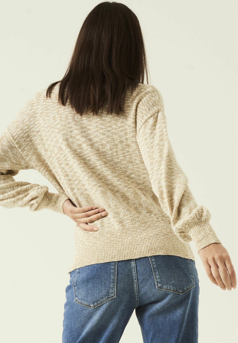 Damen Strickjacken | Garcia Strickpullover iced coffee/beige - GR78663 Damen Strickjacken | Garcia Strickpullover iced coffee/beige - GR78663