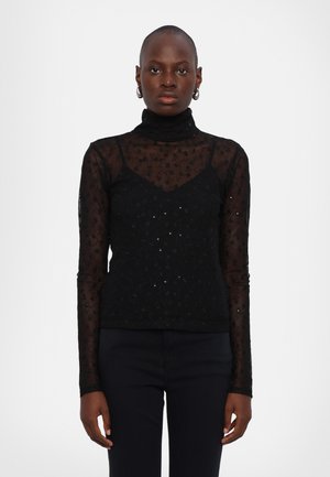 DAHLIA TNECK - Langarmshirt - black