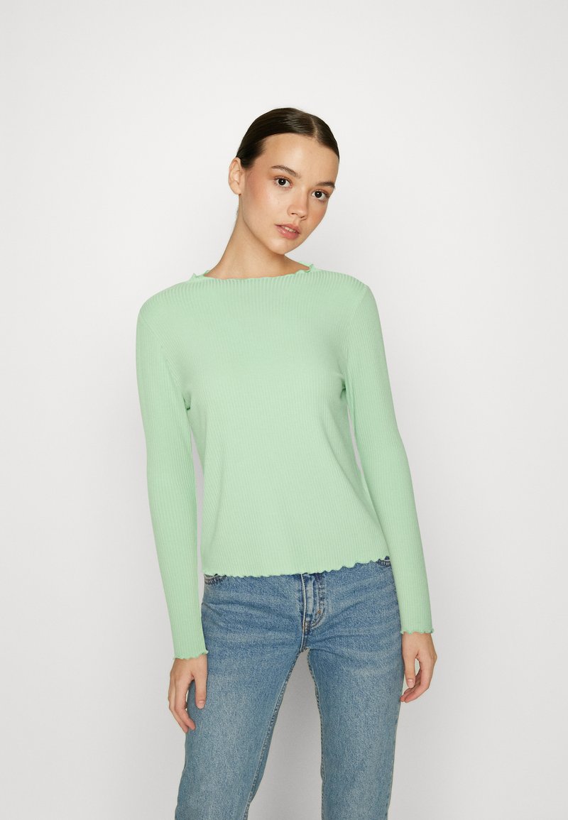 Pieces - PCNICCA - Longsleeve - quiet green, Vergroten