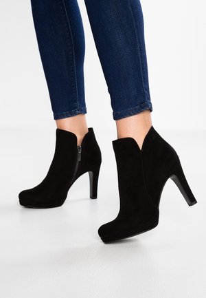 Botines de tacón - black