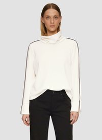 s.Oliver BLACK LABEL GESCHLITZTEM ÄRMELSAUM - Sweatshirt - ecru