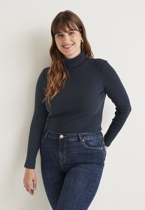 Cellbes of Sweden ROLL NECK - Longsleeve - navy