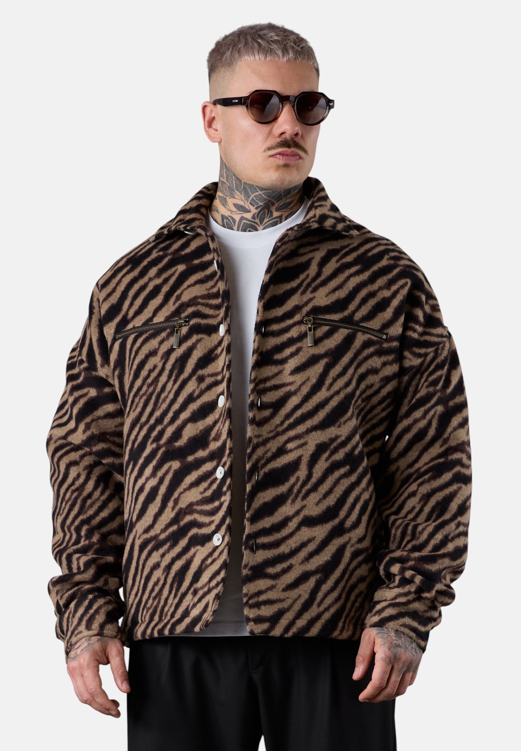 ESTEEM ZEBRA - Summer jacket - brown - Zalando