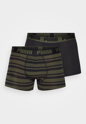 MEN EVERYDAY HERITAGE STRIPE 2 PACK - Boxerbriefs - forest night tonal