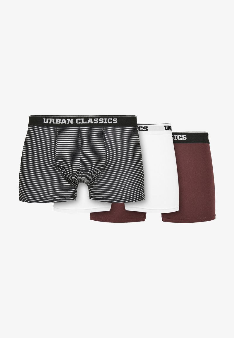 Urban Classics 3-PACK - Úzke boxerky - mini stripe aop/white/cherry