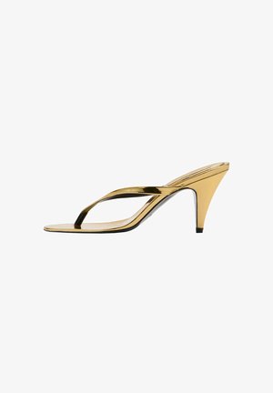 Mango, ADULT - Sandales tongs - gold-coloured