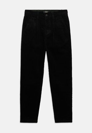LOOSE TAPERED PANTS - Hlače - anthracite