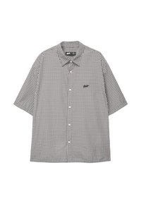 SHORT SLEEVE CHECK STWD - Shirt - dark grey