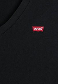 Levi's® VNECK TEE 2 PACK  - Basic T-shirt - black