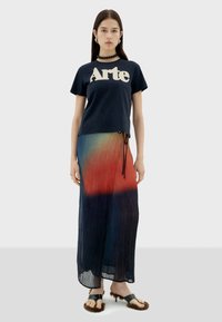 Thinking Mu ARTE - T-shirt imprimé - midnight blue