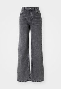 MILLA WIDE LEG REGULAR - Wide Leg - mid grey