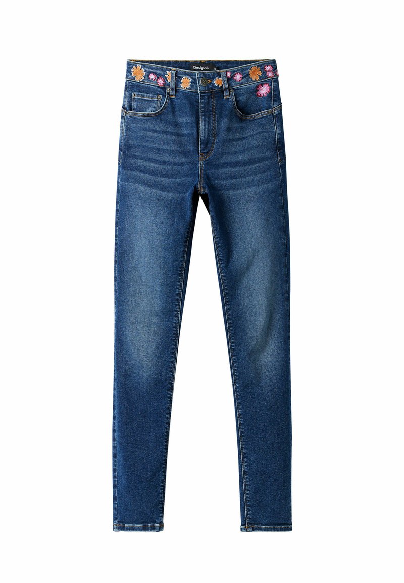 Desigual Slim fit jeans donkerblauw Desigual Slim fit jeans donkerblauw
