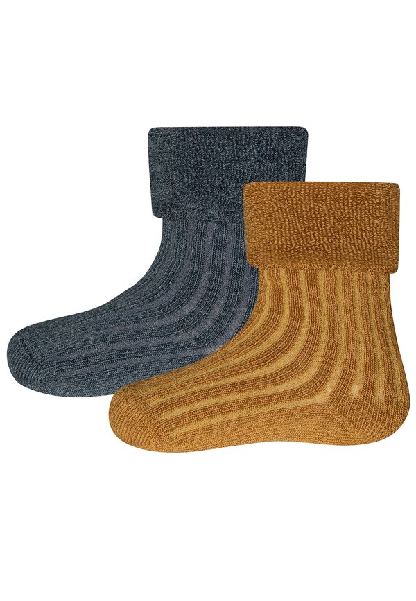 THERMO 2 PACK STRUKTUR - Socken - anthrazit mel toffee