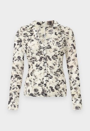 PORTIA FITTED - Pogājama blūze - white/black