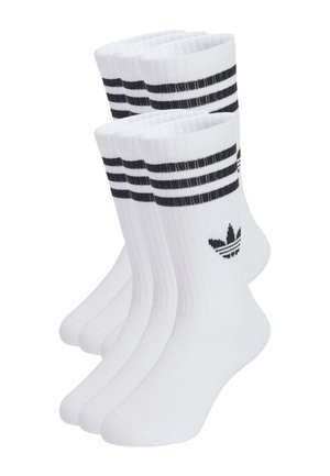 adidas Originals 3S CREW S 6P K UNISEX - Sukat - white black
