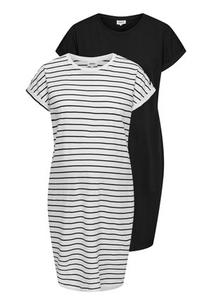 KLEID OLMBLOOM KURZES KLEID 2ER-PACK  - Rochie din jerseu - cloud dancer