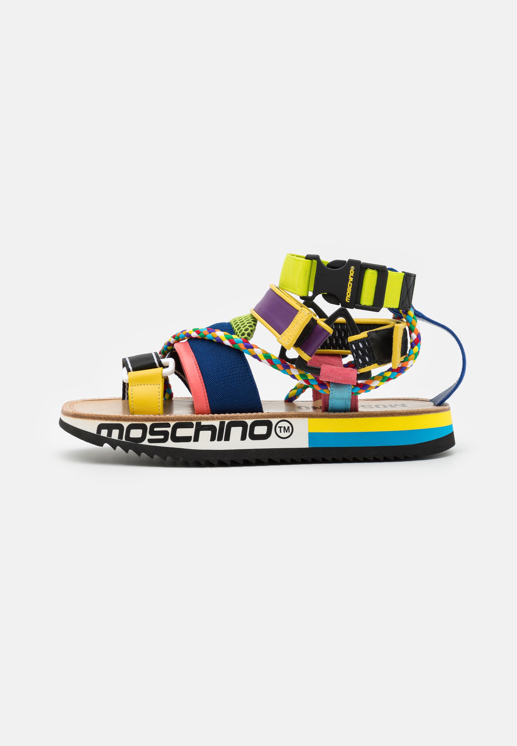moschino yellow sandals