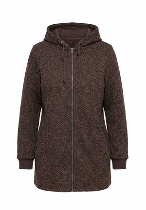 Ulla Popken, Strickjacke - mahogany