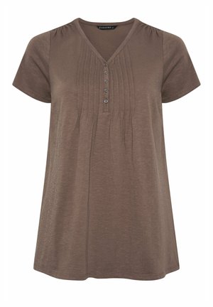 Evans, T-Shirt print - brown