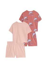 Marks & Spencer 2PACK DOLPHIN SET - Pyžamová sada - peach mix