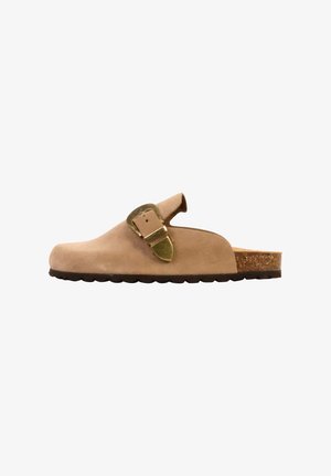 Divine Factory, MULES MOCASSIN THE DIVINE FACTORY NOGA BOREAL COW BOY - Mules - taupe