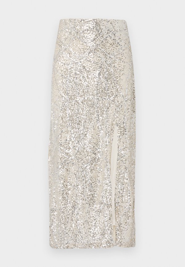 FAUCA - Maxi skirt - frosted almond4