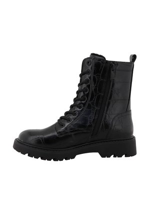 TOM TAILOR, STIEFEL - Bottines à lacets - black