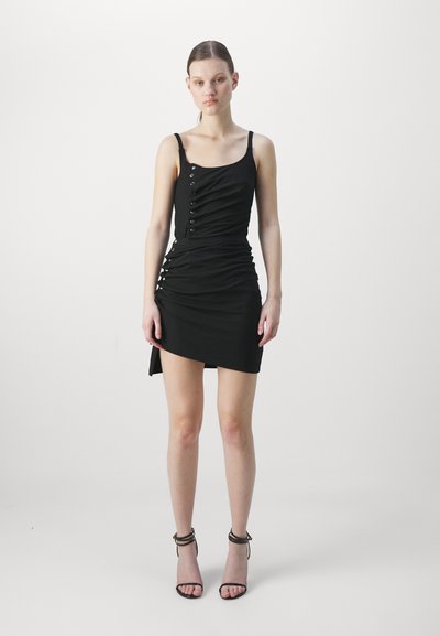 Rabanne EXCLUSIVE DRAPE PRESSION JUPE - Omslagsskjørt - black