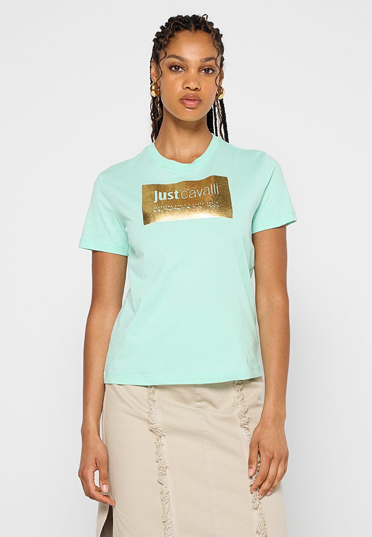 Just Cavalli T-shirt print mintgroen
