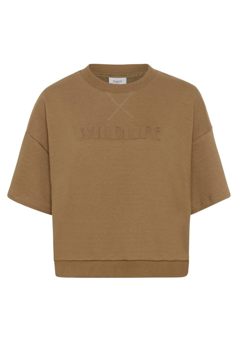 Saint Tropez RALPHINE - T-Shirt print - toasted coconut/hellbraun ...