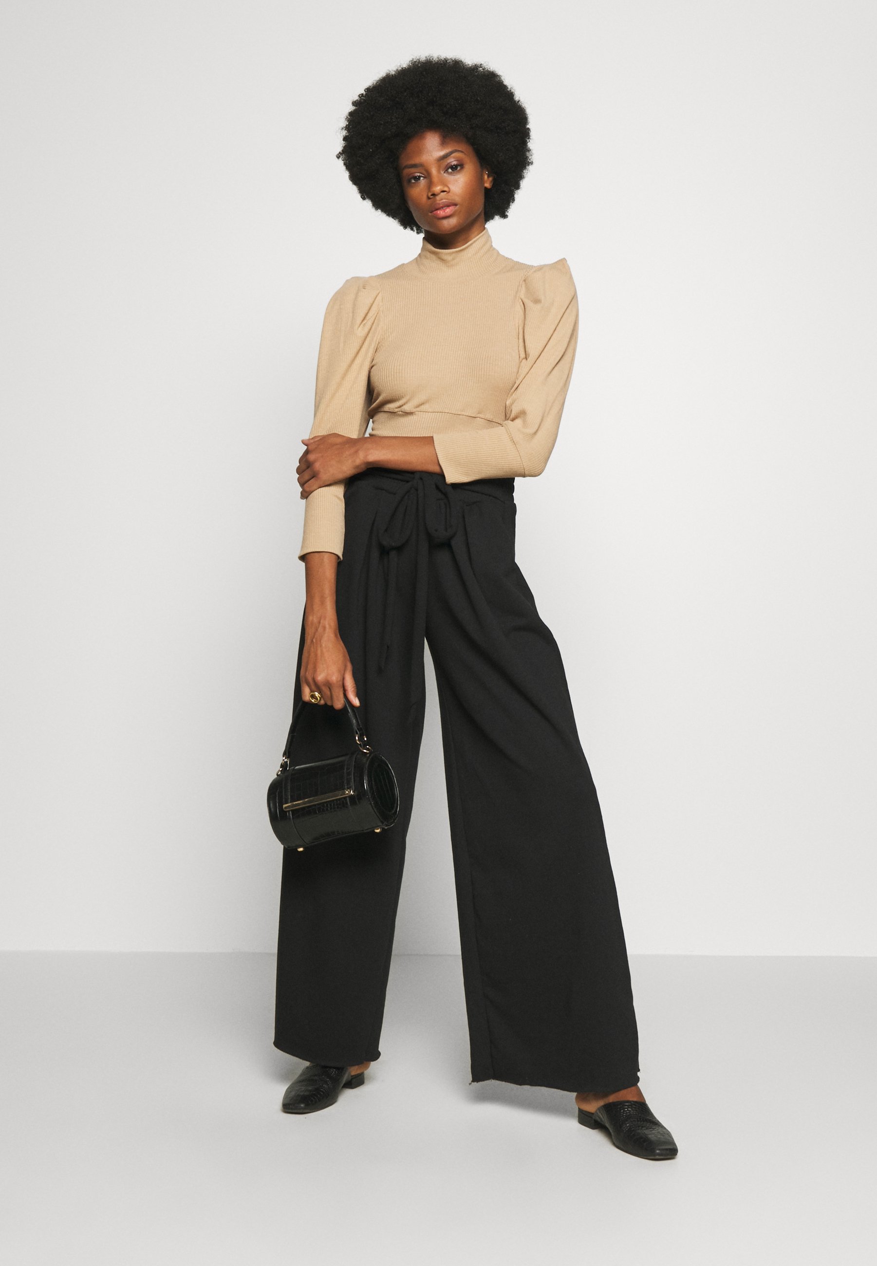 Trendyol Pantalones - black/negro - Zalando.es