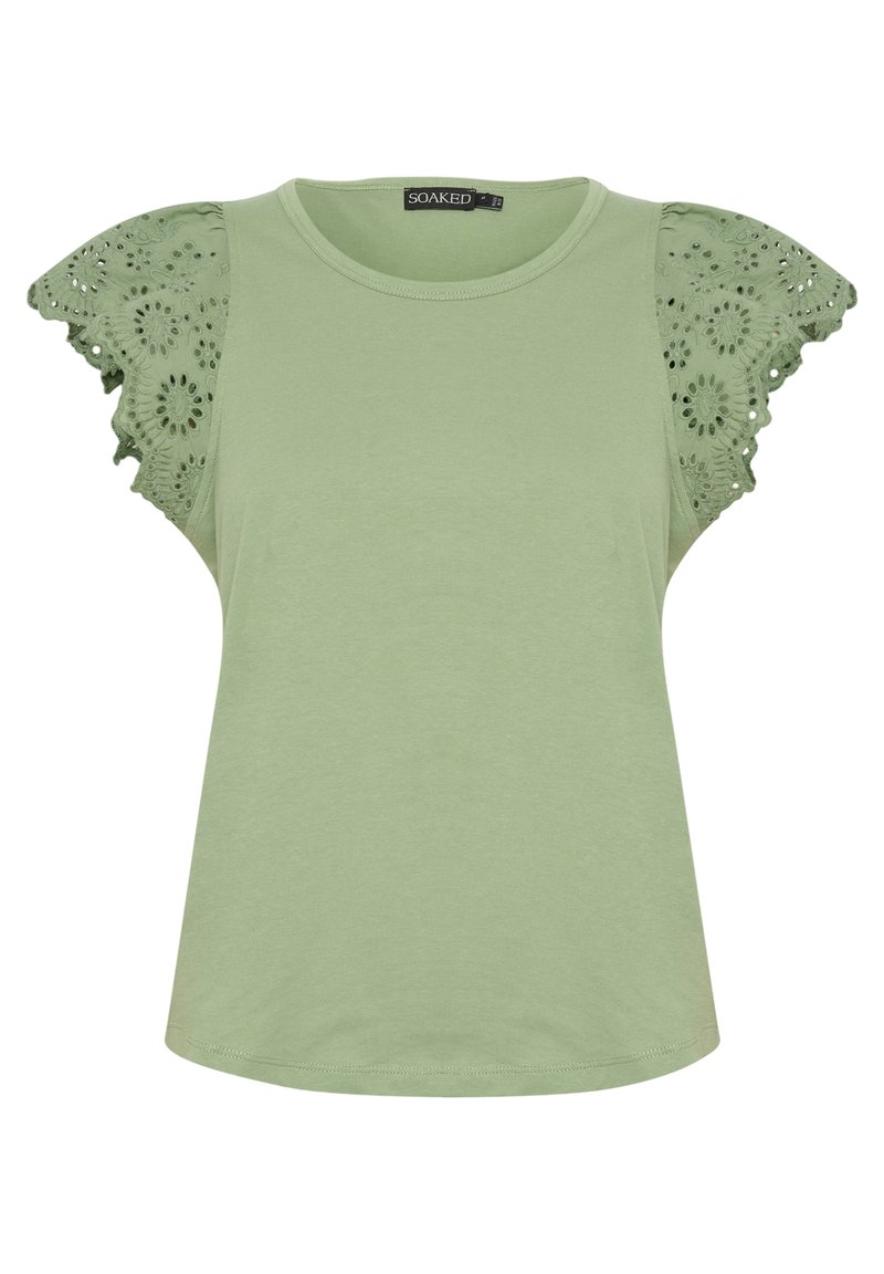 Soaked in Luxury T-shirt print groen