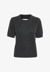 Unselected, dark grey melange