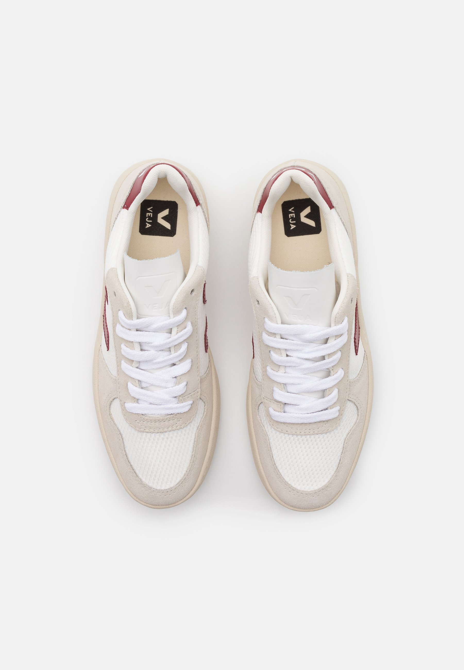 Veja V-10 - Sneakers laag - white/marsala/wit - Zalando.nl