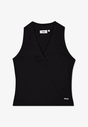 Fila, APPAREL LUNATA GRAPHIC SLEEVELESS V-NECK - Top - black