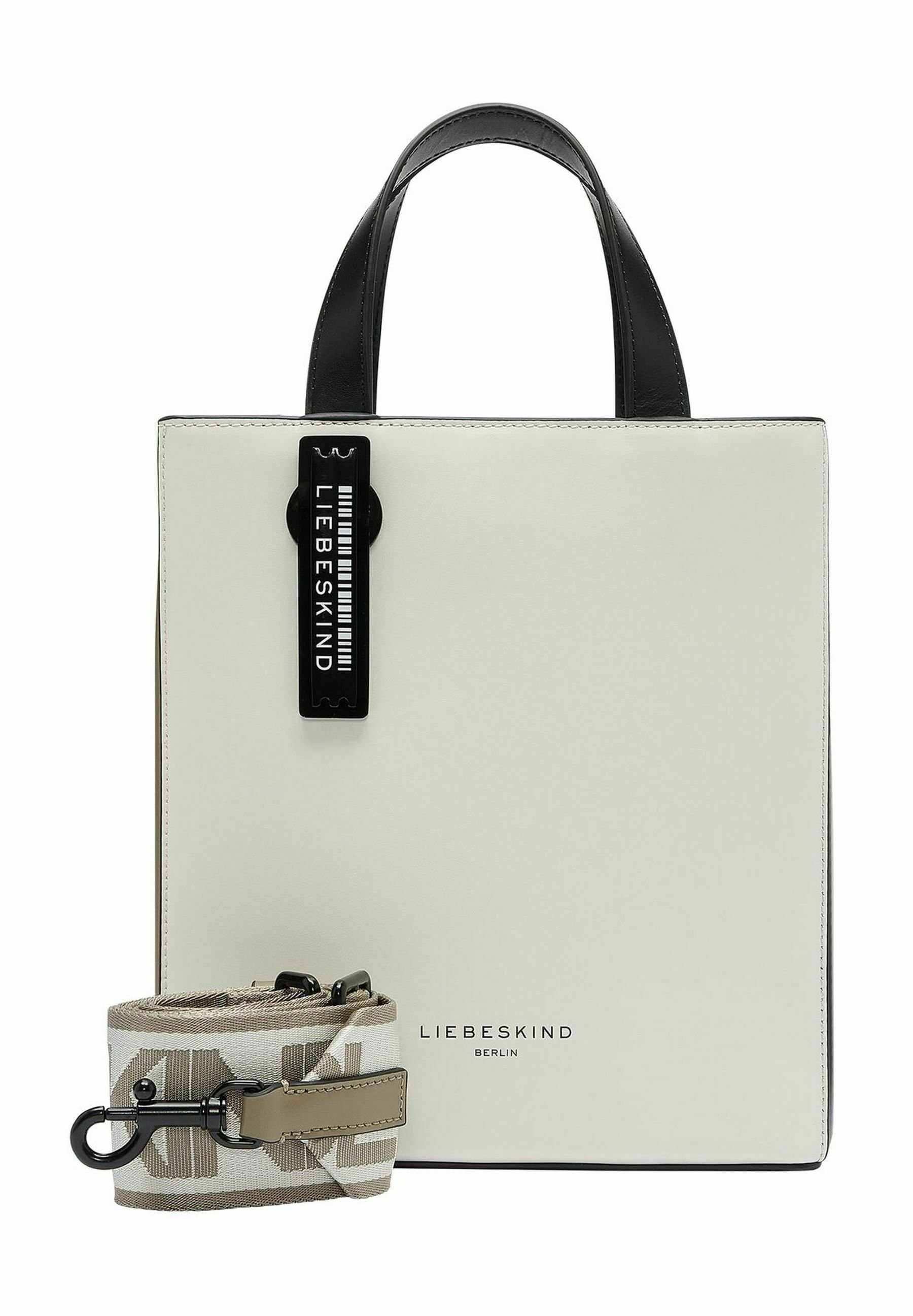Liebeskind Berlin PAPER MIT FARBAKZENTEN Shopping Bag coconut
