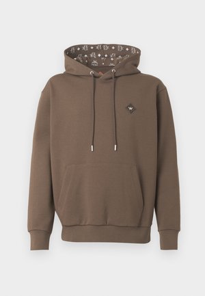 ESSENTIAL PONTE HOODIE - Športni pulover - khaki