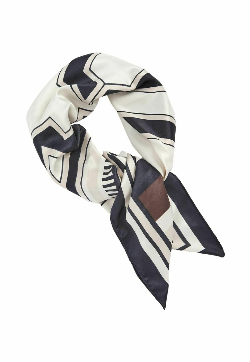 Next SQAURE - Foulard - black white/black - Zalando